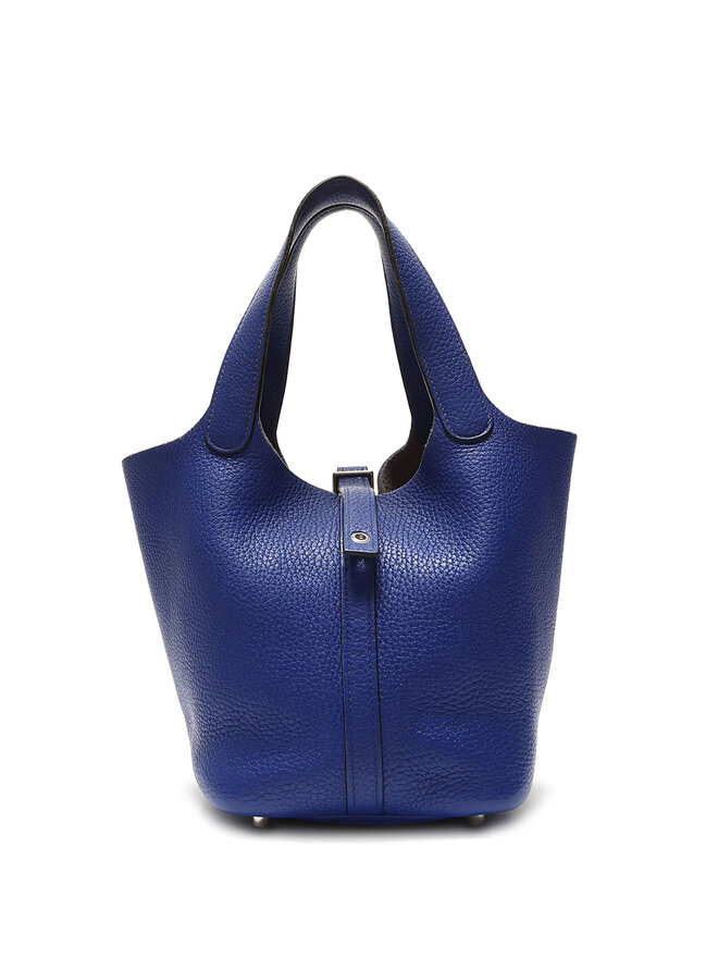 HERMÈS Sac seau en cuir