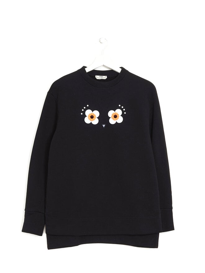 FENDI Pull à Broderie Florale