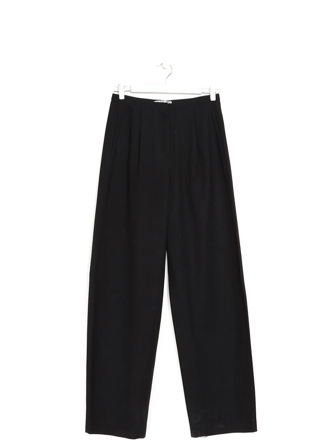 OPEN YY Pantalon Droit Noir