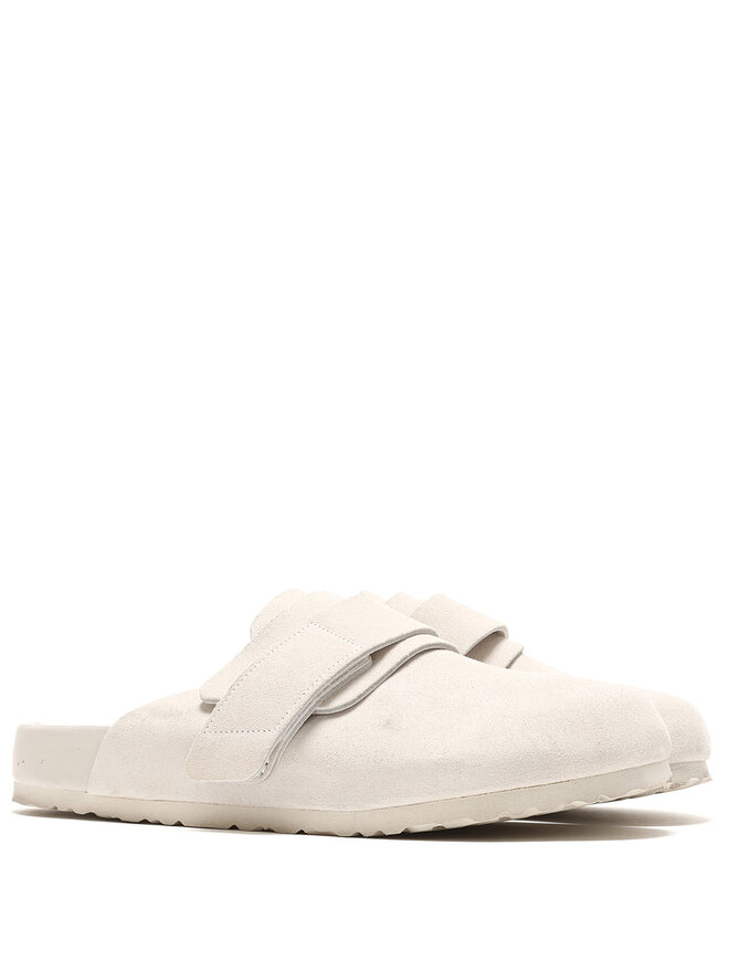 Suede Shearling Clogs