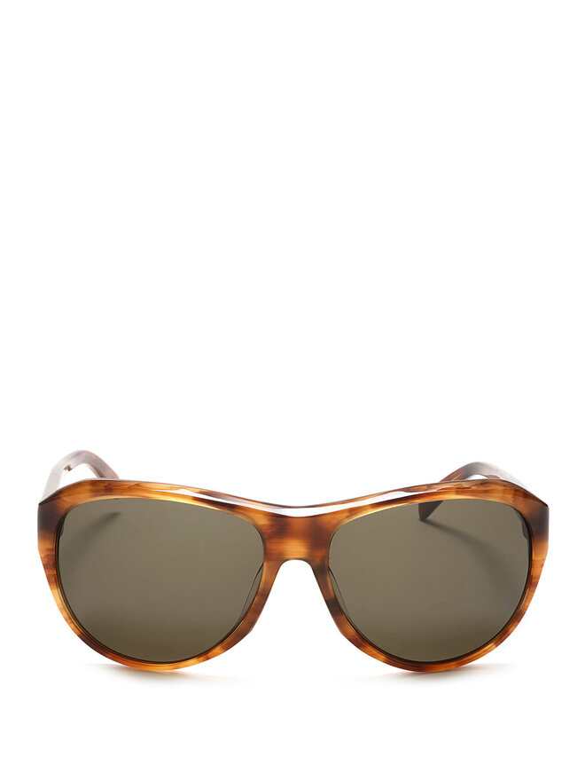 JIL SANDER Tortoiseshell Studded Sunglasses