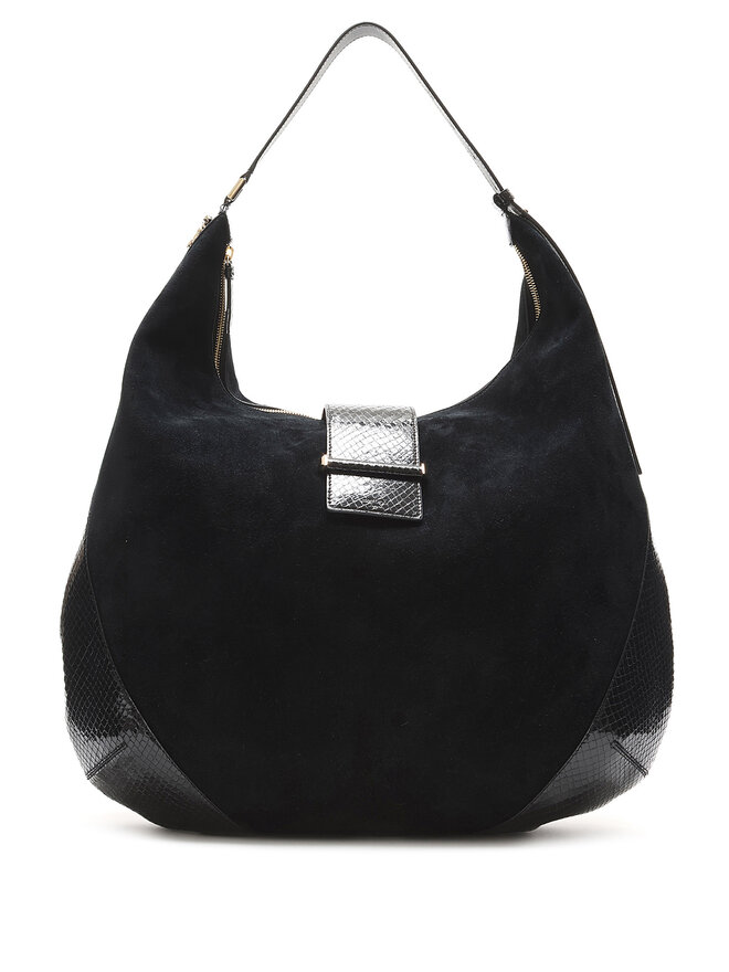 JIMMY CHOO Grand sac Hobo avec Accent Bar