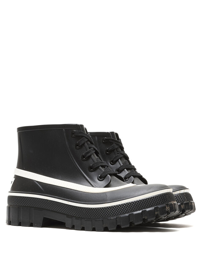 GIVENCHY Bicolor Rubber Ankle Boots