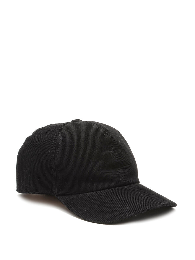 Rick Owens DRKSHDW Black Corduroy Cap