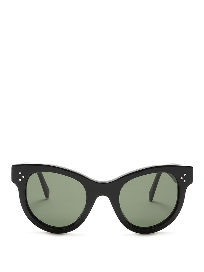 CELINE Lunettes de soleil arrondies en acétate