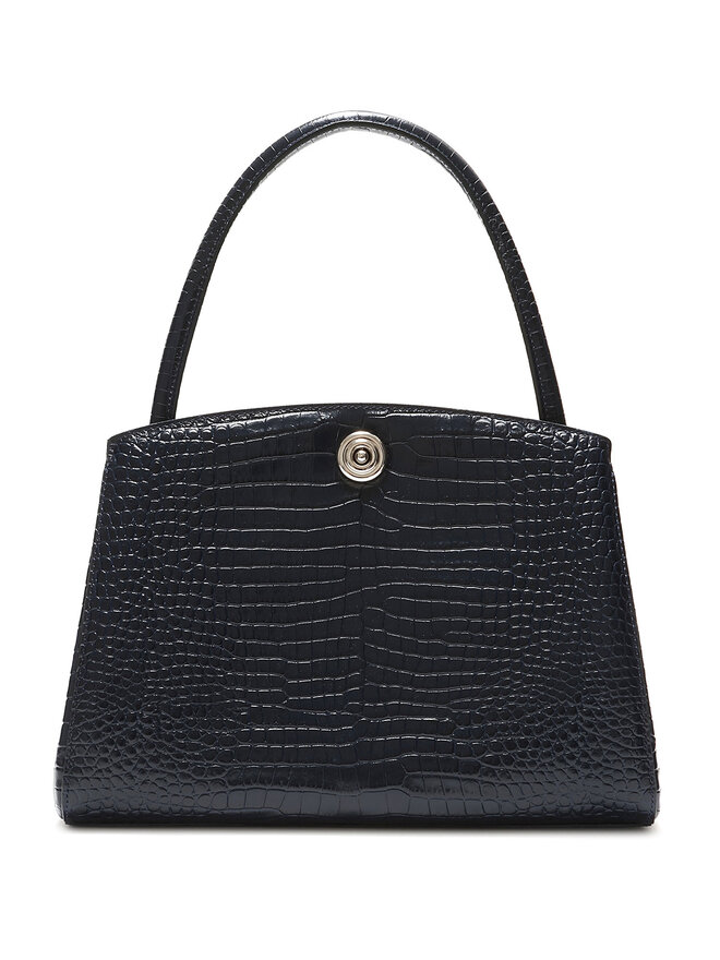 Liffner Pushlock Lady Bag Navy Croc