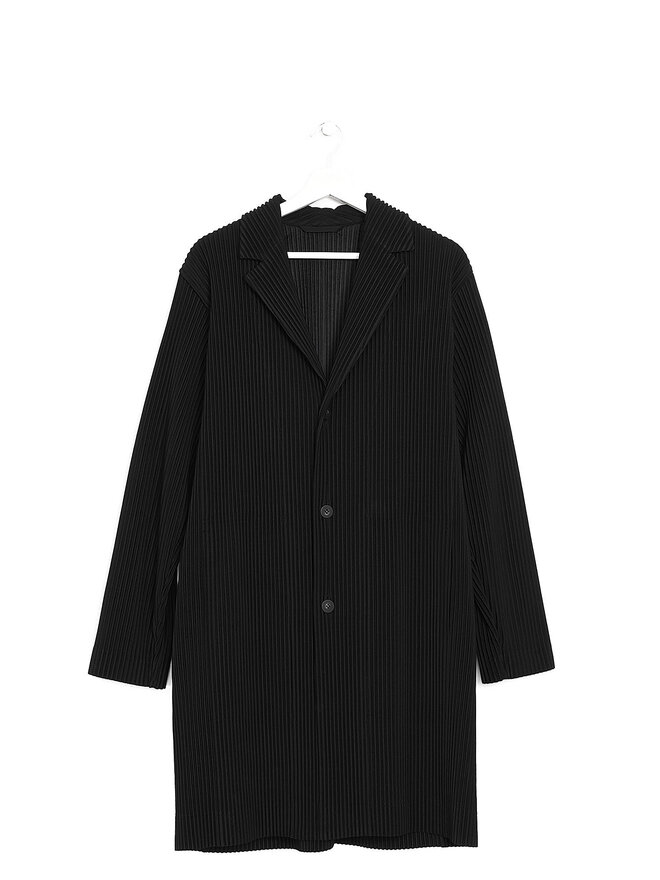 HOMME PLISSÉ ISSEY MIYAKE Pleated Long Coat