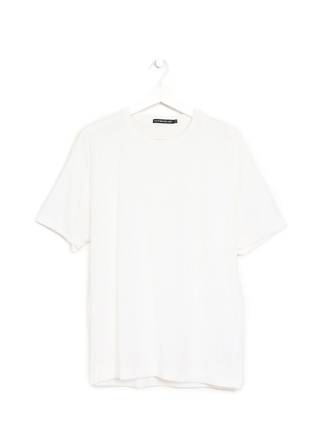 ISSEY MIYAKE MEN Pleated Short Sleeve Top