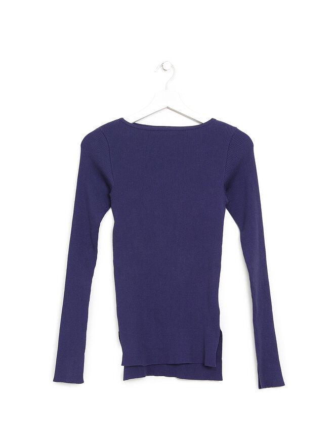 AURALEE T-shirt en Tricot Côtelé