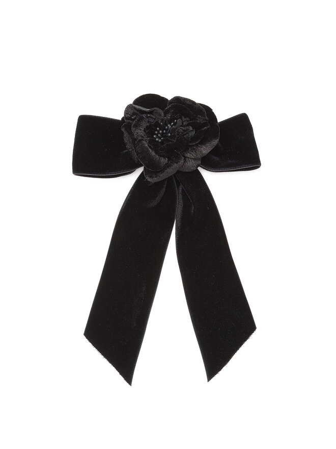 Jennifer Behr Velvet Flower Bow Barrette