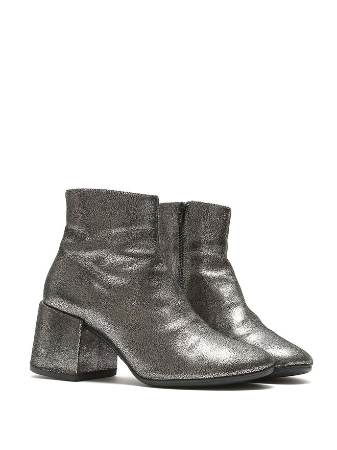 MM6 Maison Margiela Metallic Leather Boots