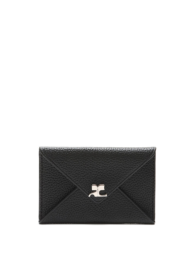 Courrèges Petit Portefeuille ML en Cuir Texturé