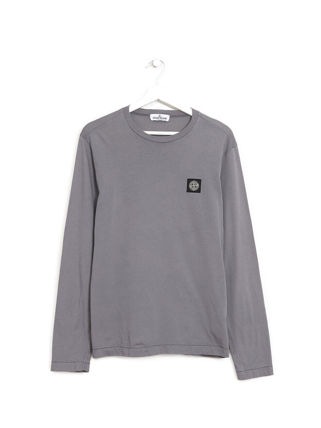 Stone Island Junior T-shirt à manches longues gris Stone Island Junior