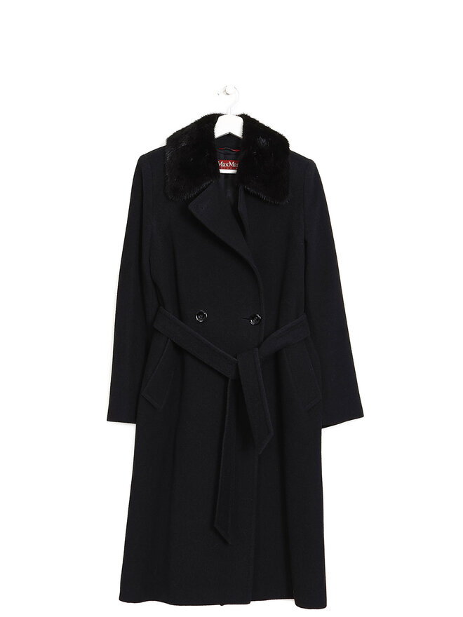 Max Mara STUDIO Manteau Long en Angora Max Mara Studio