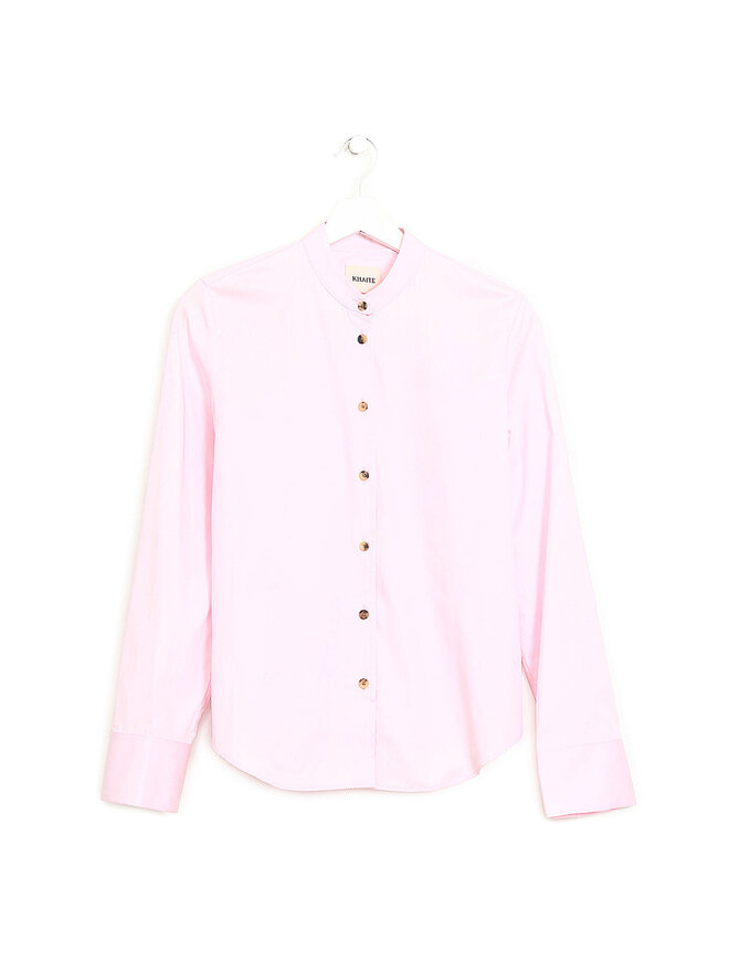 KHAITE Chemise en coton col officier