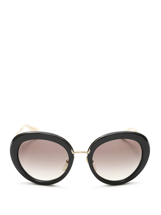 PRADA Round Acetate Sunglasses
