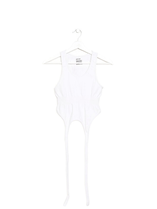 HELMUT LANG White Stretch Tank Top