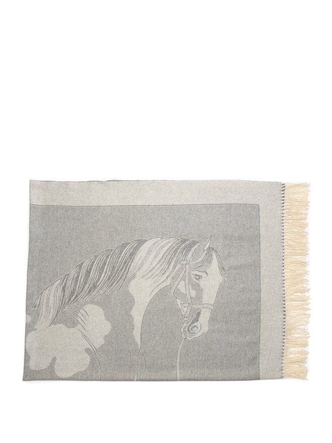 HERMÈS Equestrian Cashmere Throw