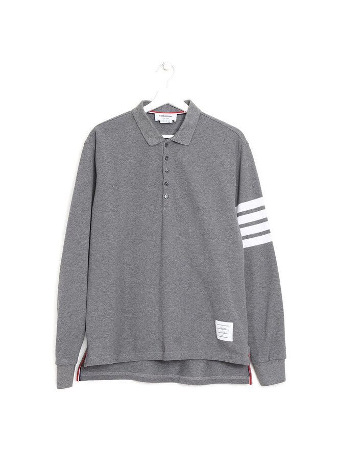 THOM BROWNE Chemise en coton à rayures