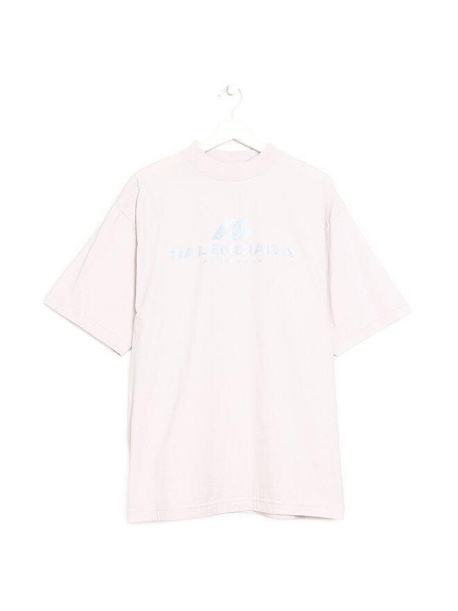 BALENCIAGA Graphic Logo Short Sleeve Tee
