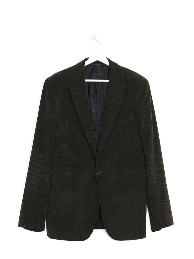 Dirk Bikkembergs Veston en Corduroy Vert