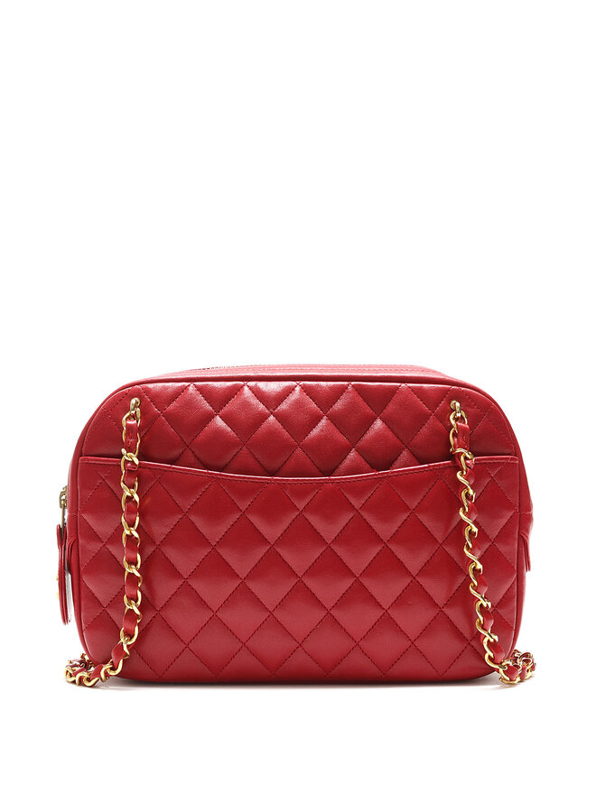 CHANEL Vintage Quilted Leather Shoulder Bag
