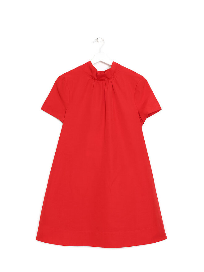 STAUD Red Tie-Back Dress