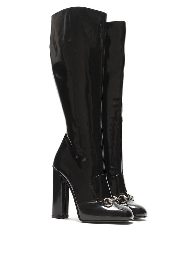 GUCCI Gucci Patent Leather High Boots