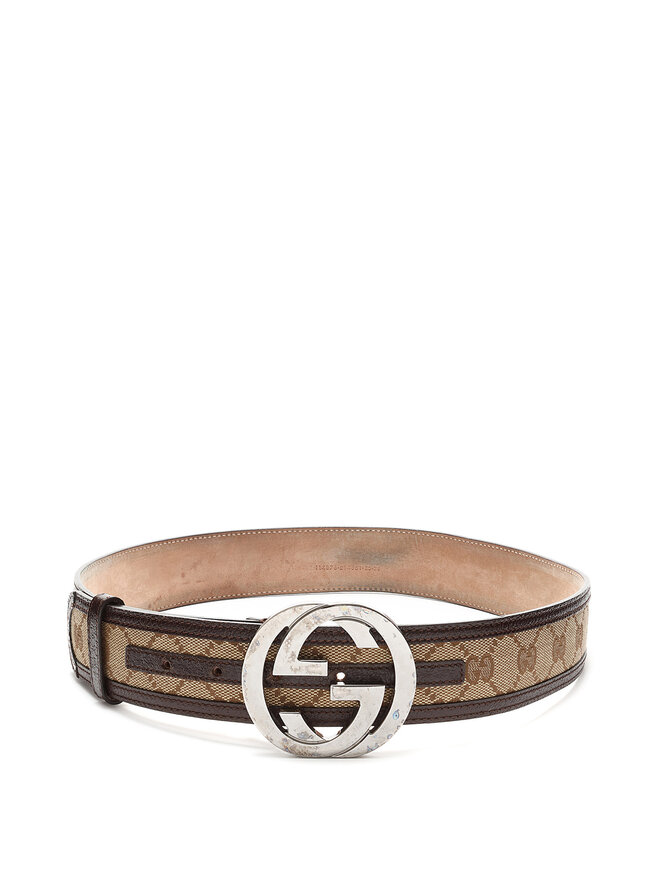 GUCCI GG Supreme Canvas Belt
