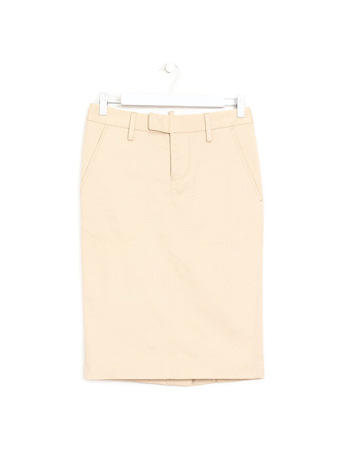 DSQUARED2 Jupe Midi à Boutons en Beige