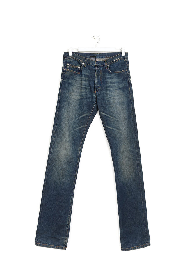 DIOR Jean en Denim Délavé Foncé