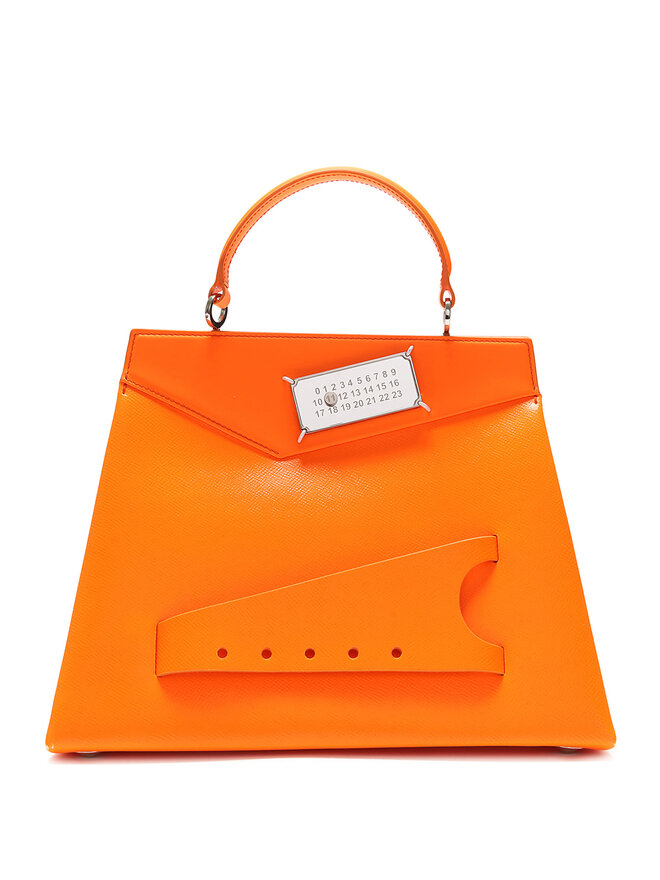 Maison Margiela Geometric Leather Top Handle Bag