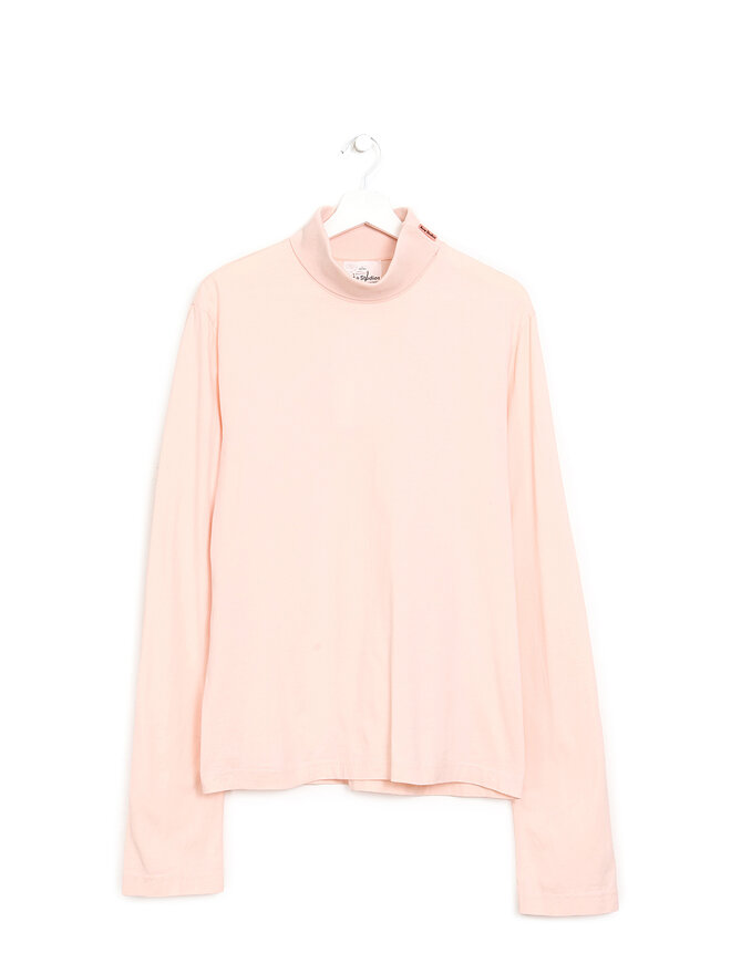 Acne Studios Pale Pink Turtleneck Top