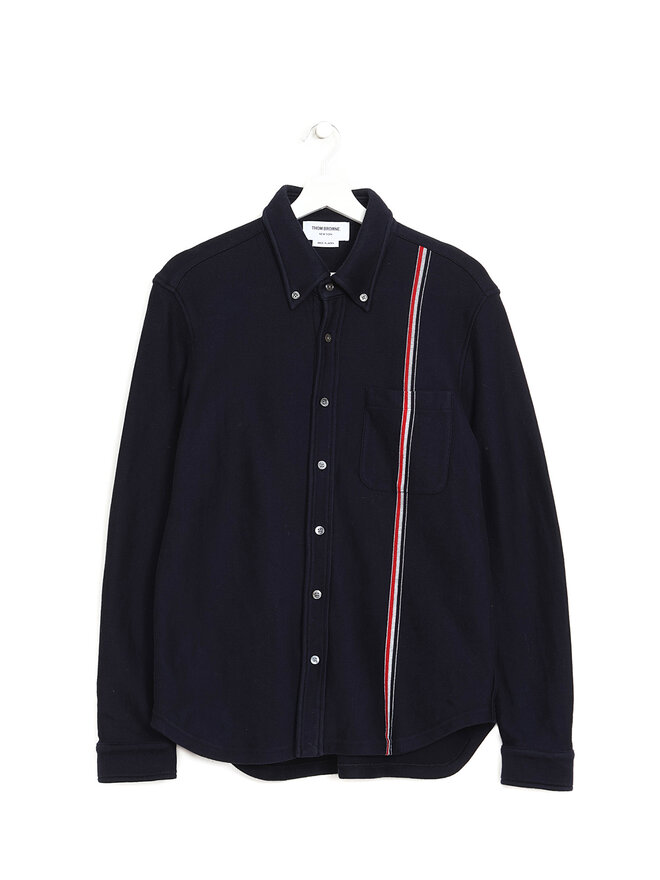 THOM BROWNE Chemise en coton à rayures