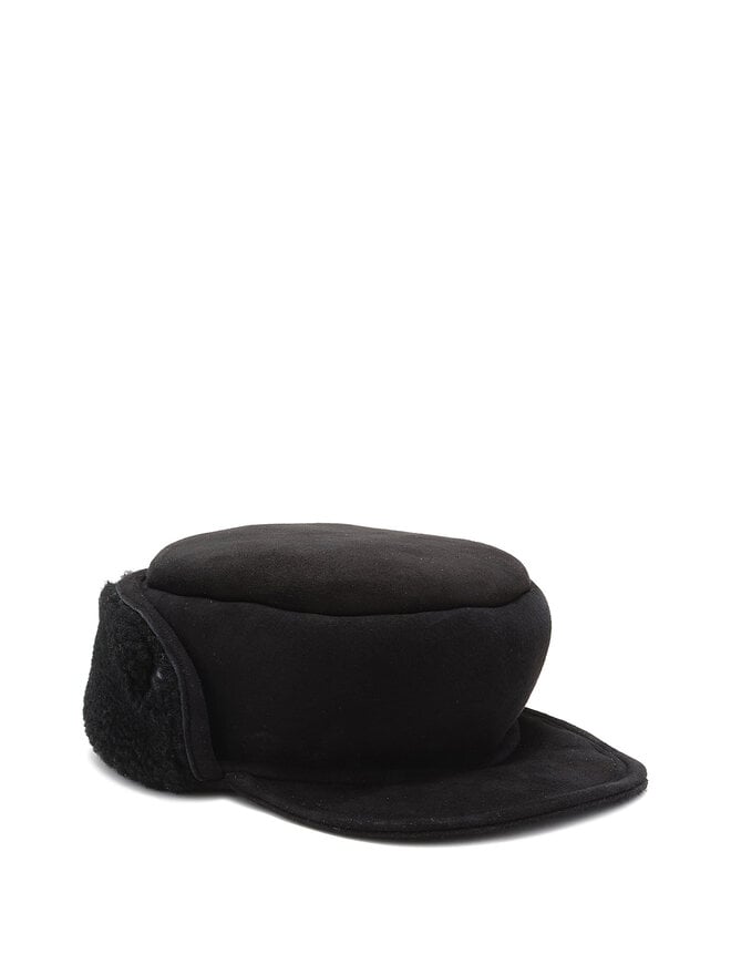 Margaret Howell Sheepskin Snap Button Hat