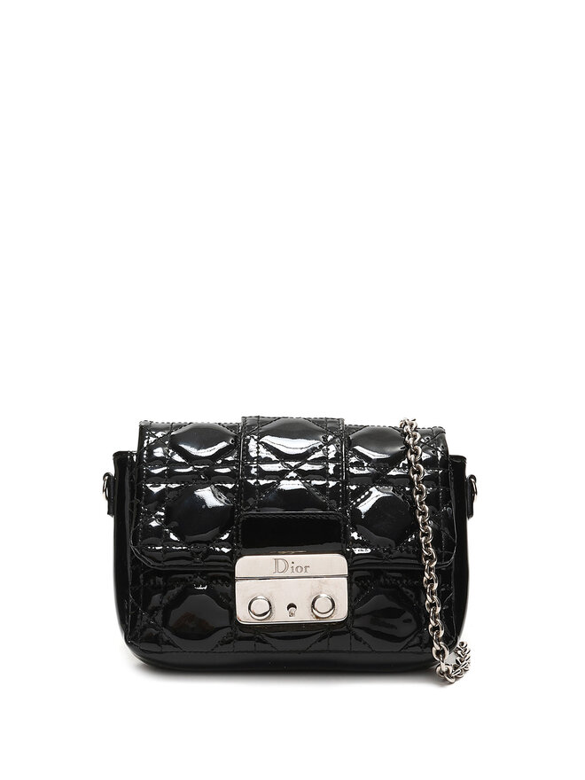 Christian Dior Sac à Bandoulière en Cuir Cannage