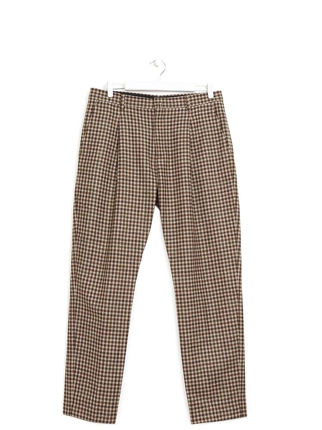 Acne Studios Plaid Wool Trousers