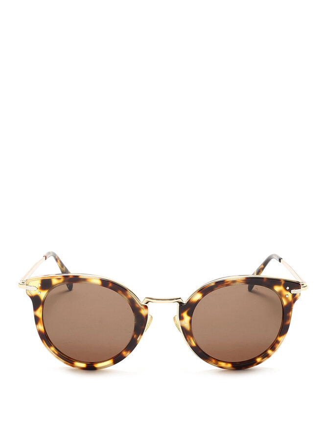 CELINE Lunettes de Soleil Ronde Écaille de Tortue Celine