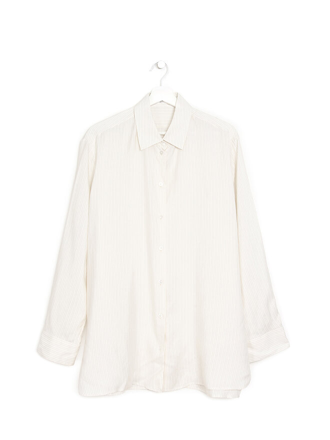 THE ROW Chemise en Soie Rayée