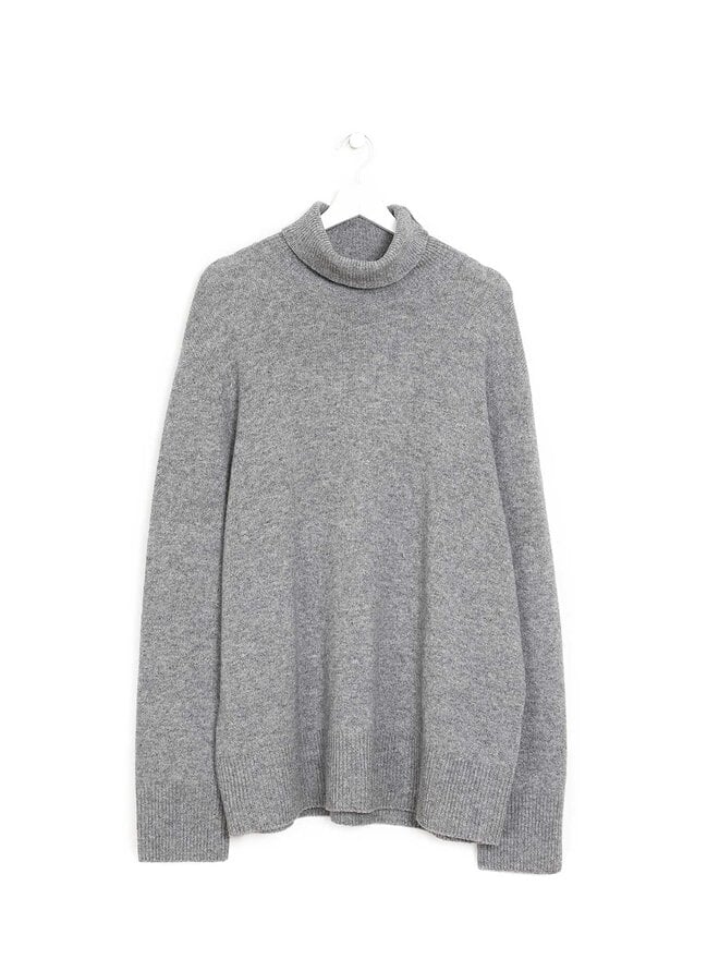 THE ROW Stepny Wool & Cashmere Turtleneck Sweater