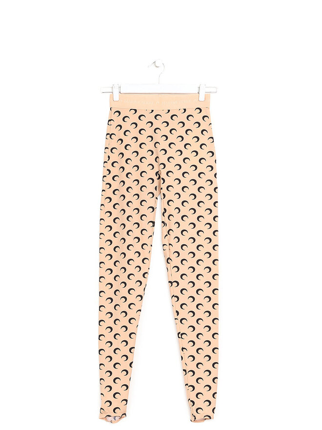 Marine Serre Moon Print Stirrup Leggings