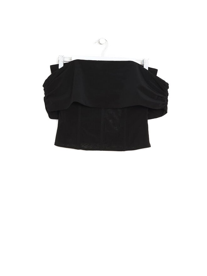 MIAOU Top Corset Magda Noir