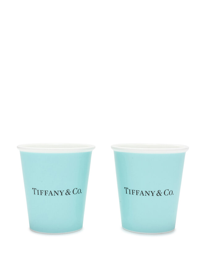 Tiffany & Co. Porcelain Logo Cups