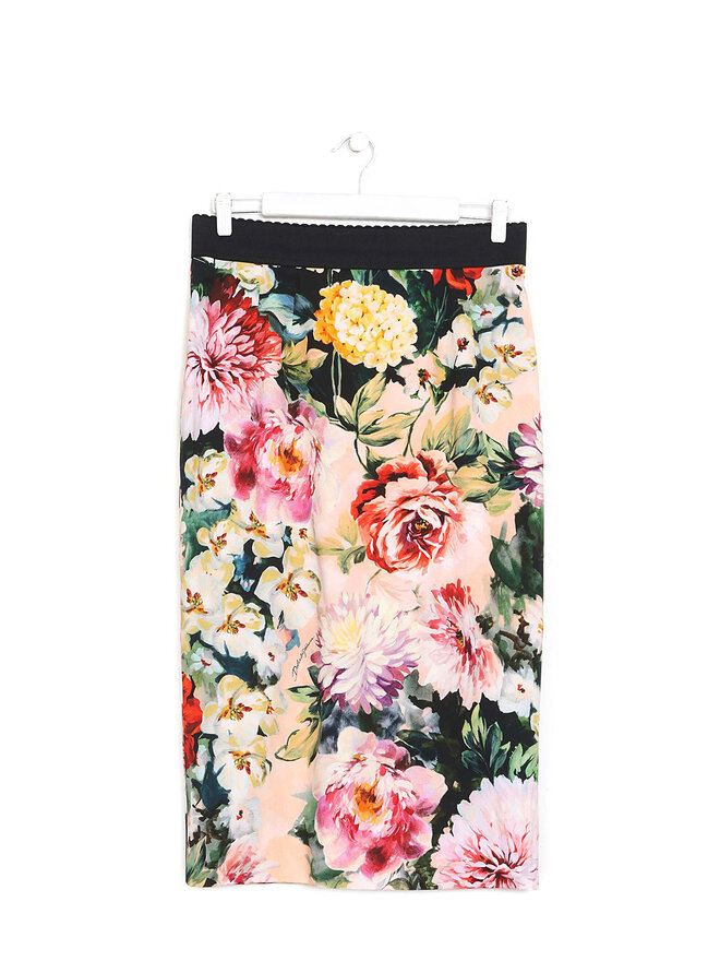 Dolce & Gabbana Jupe à Motif Floral