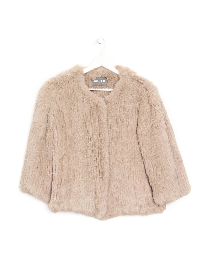 Meteo By Yves Salomon Rabbit Fur Coat