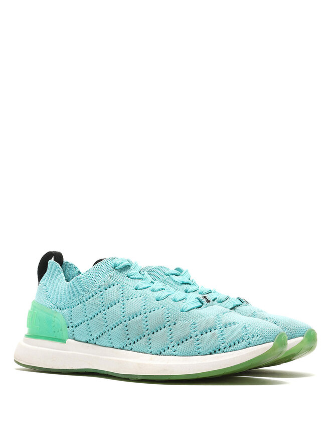 CHANEL Espadrilles Matelassées Turquoise