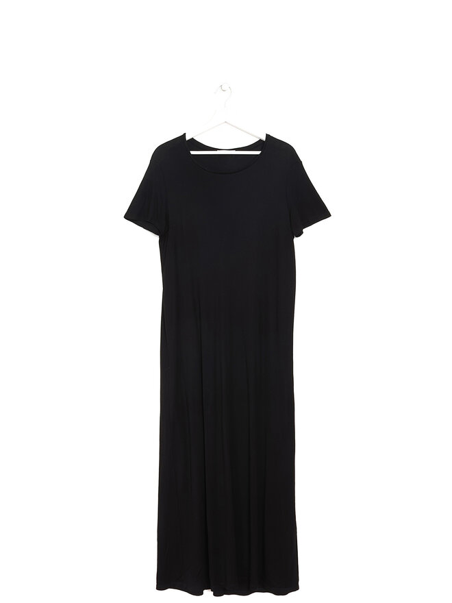 THE ROW Black T-Shirt Dress