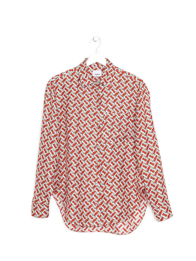 BURBERRY Monogram Silk Shirt