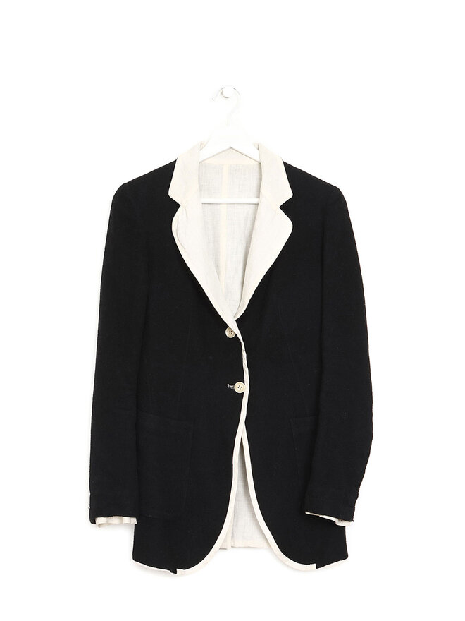 Y's Reversible Linen Blazer