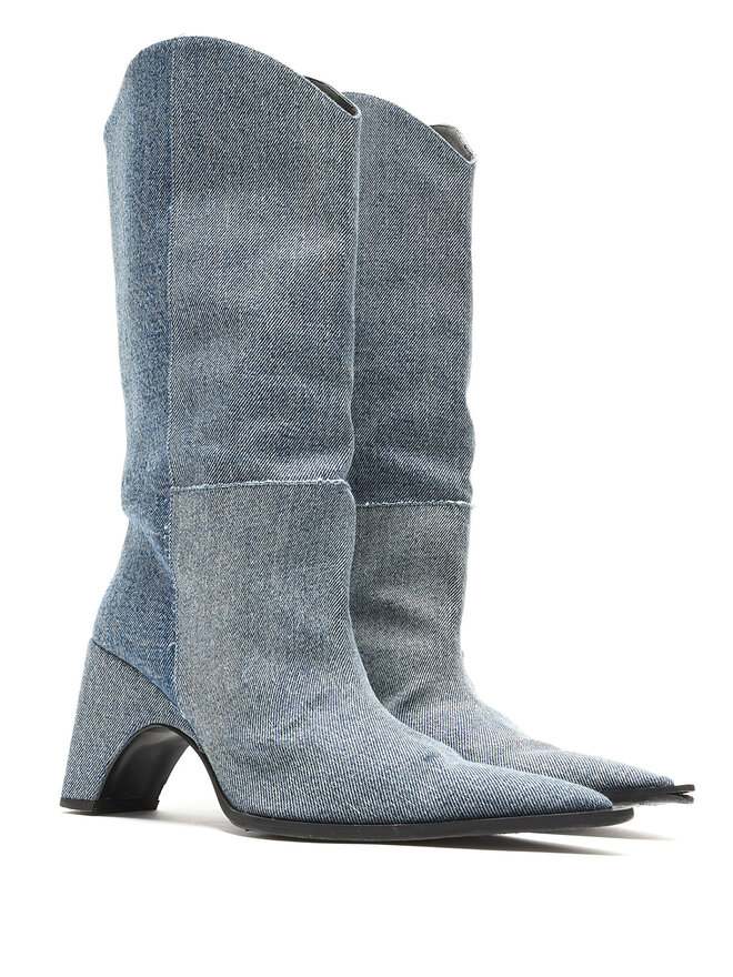 Coperni Cowboy Bridge Denim Boots